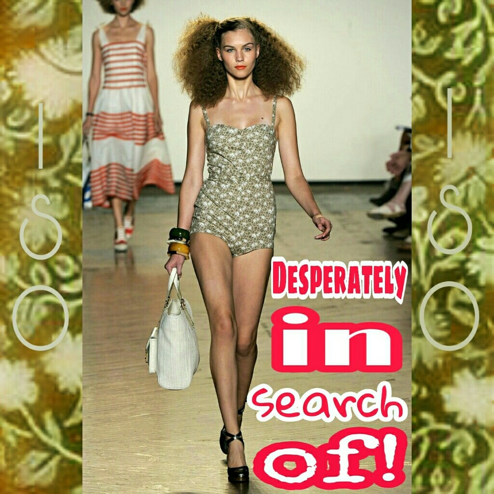 ISO Brown Marc Jacobs Colette Floral Romper Onesie